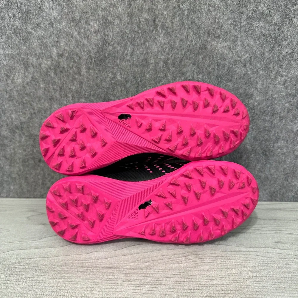 Adidas Predator Accuracy.3 Turf Shoes Kids Size 11K Black Pink Soccer Cleats